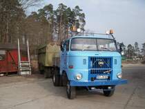 IFA W50 LAZ hat angespannt und geht auf Reisen.Foto 28.02.2014