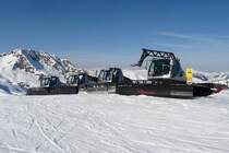 Pistenraupen am Hartkaser (Pass Thurn), 3.3.12