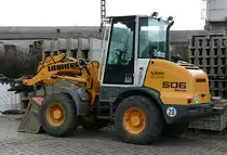 Liebherr 506-Stereo Radlader in Euskirchen - 08.02.2014