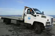 Fahrzeug der Chesapeak Bay Bridge Tunnel Gesellschaft. Aufgenommen am 18.10.2013 auf der Brücke.