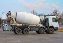 MB Actros 3241 mit Schwing Steter Betonmischer. - 01.03.2014