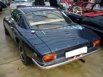 Heckansicht eines Lotus Elan Plus 2S 130/5. 1972 - 1974. Classic Remise Düsseldorf am 02.03.2014.