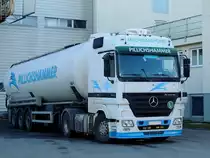 ACTROS-1844, wird zum Transport von Milchpulver verwendet; 140228