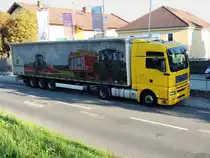 MAN TGA14.430 mit Pöttinger Auflieger; 130905