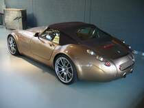 Heckansicht eines Wiesmann GT MF 4S Roadster. Classic Remise Düsseldorf am 08.03.2014.