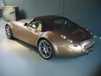 Heckansicht eines Wiesmann GT MF 4S Roadster. Classic Remise Düsseldorf am 08.03.2014.