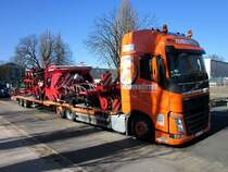 Volvo FH 460 der Fa.Fehrenkötter am 08.03.2014 in Bln.-Spandau.