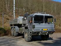 MAN Kipper mit Allradantrieb (?) gesehen am 10.03.2014.