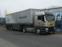 Bei einer Pause an der Tankstelle von Bad Sülze nutzte ich,am 02.März 2014,die Gelegenheit diesen MAN zufotografieren.