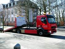 Abschleppfahrzeug der FALCK Gruppe Marke Volvo am 08.03.14 in Schweden