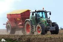 Fendt 716 Vario am Arbeiten. (15.03.2014)