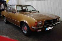 Opel Rekord steht in der Ausstellungshalle der Technorama in Kassel, März 2014