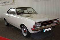 Opel Rekord C steht in der Ausstellungshalle der Technorama in Kassel, März 2014
