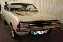 Opel Rekord C steht in der Ausstellungshalle der Technorama in Kassel, März 2014