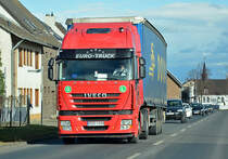 Iveco Stralis Sattelzug bei Weilerswist - 07.02.2014