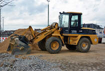 Zeppelin ZL 100 Radlader am Bahnhof in Euskirchen - 08.02.2014