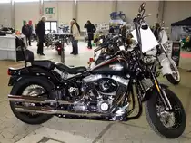 Harley Davidson, ausgestellt auf der Technorama in Kassel am 16.03.2014
