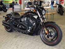 Harley Davidson, ausgestellt auf der Technorama in Kassel am 16.03.2014