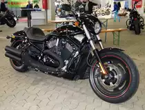 Harley Davidson, ausgestellt auf der Technorama in Kassel am 16.03.2014