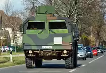 MAN 5 t gl mit stark geschütztem Fahrerhaus bei Euskirchen - 17.02.2014