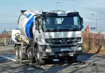 MB Actros 3241 Betonmischer in Odendorf - 20.02.2014