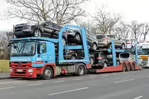 MB Actros Autotransporter  Frankenbach  in Euskirchen - 22.02.2014