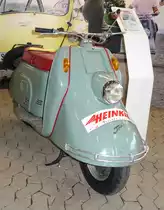 Heinkel-Roller präsentiert auf dem Heinkelstand anl. der Technorama Kassel im März 2014