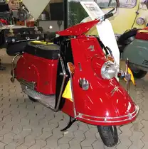 Heinkel-Roller präsentiert auf dem Heinkelstand anl. der Technorama Kassel im März 2014