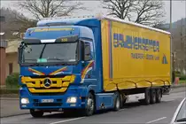 . Mercedes Benz Actros aufgenommen am 22.03.2014.