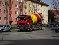 MAN TGS Betonmischer am 26.03.14 in Hanau 