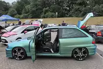 Opel Astra F bei den Grefrath Tuning Days, 11.8.2013 