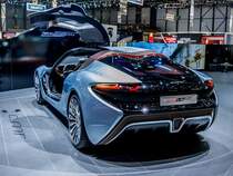 Diesen Nanoflowcell Quant habe ich auf dem Autosalon Genf am 14.03.2014 gesehen.