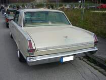 Heckansicht eines 1966´er Plymouth Valiant Signet. Oldtimertreffen Kokerei Zollverein am 06.04.2013.