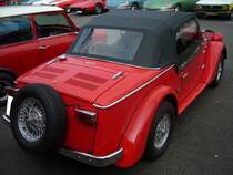 Heckansicht eines Siata Spring 850 Spider. 1967 - 1970. Oldtimersaisoneröffnung am 13.04.2014 an der Düsseldorfer Classic Remise.