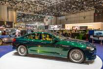 BMW Alpina B6 Bi-Turbo Gran Coupé Allrad, gesehen auf dem Autosalon Genf 2014