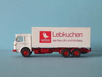 MAN 22 320, 1:87, Werbung: Weiss Lebkuchen Hersteller: Wiking 471-1, Foto am 8.3.2014