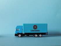 MAN F 2000, 1:87, Werbung: Löwenbräu, Hersteller: Wörlein, Foto am 8.3.2014