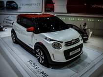 Citroen C1 (Baugleich mit Peugeot 107 und Toyota Aygo), aufgenommen auf dem Autosalon Genf, 2014