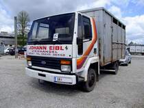 FORD-Cargo-711, mit Viehtransportaufbau ist nun im Bezirk Grieskirchen zugelassen; 140222