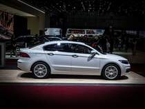 Qoros 3 Sedan. Aufnahme: Autosalon Genf 2014