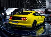 Ford Mustang (2014-er Modelljahr). Aufnahme: Autosalon Genf 2014