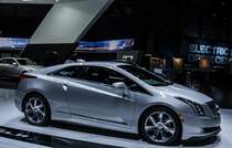 Cadillac ELR ausgestellt auf dem Autosalon Genf 2014.