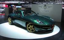 Alfa-Romeo Disco Volante von Touring Superleggera ausgestellt auf dem Autosalon Genf 2014