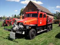 IFA G5 TLF 15 der FF Torgelow am 3.5.2014 auf Reisen in Bergholz zum Amtsfeuerwehrtag.