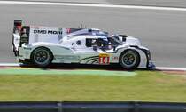 Mitzieher des Porsche 919 Hybrid # 14 mit Romain Dumas (F), Neel Jani (CH), Marc Lieb (D) beim WEC 6 Hours of Spa-Francorchamps am 3.5.2014
