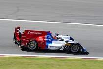 SMP Racing LMP2 # 27,Oreca 03-Nissan,mit Sergey Zlobin (RUS), Maurizio Medani (I), Nicolas Minassian (F) beim FIA WEC 6h Spa Francorchamp am 3.5.2014 