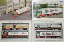 Beide Set's mit zwei Modellen  70 Jahre Wandt  und  75 Jahre Wandt 