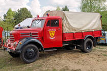 Phänomen Granit 30k / Robur Garant 30k, Pritsche mit Spriegel und Plane, Finowfurt 26.04.2014 