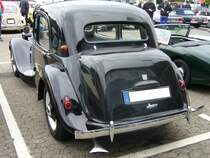Heckansicht eines 1953´er Citroen 11 CV. Vierte Ratingen Classic am 11.05.2014.