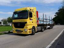 ACTROS-1844 von Aigner-Transporte auf der B143 Richtung Schärding; 140506